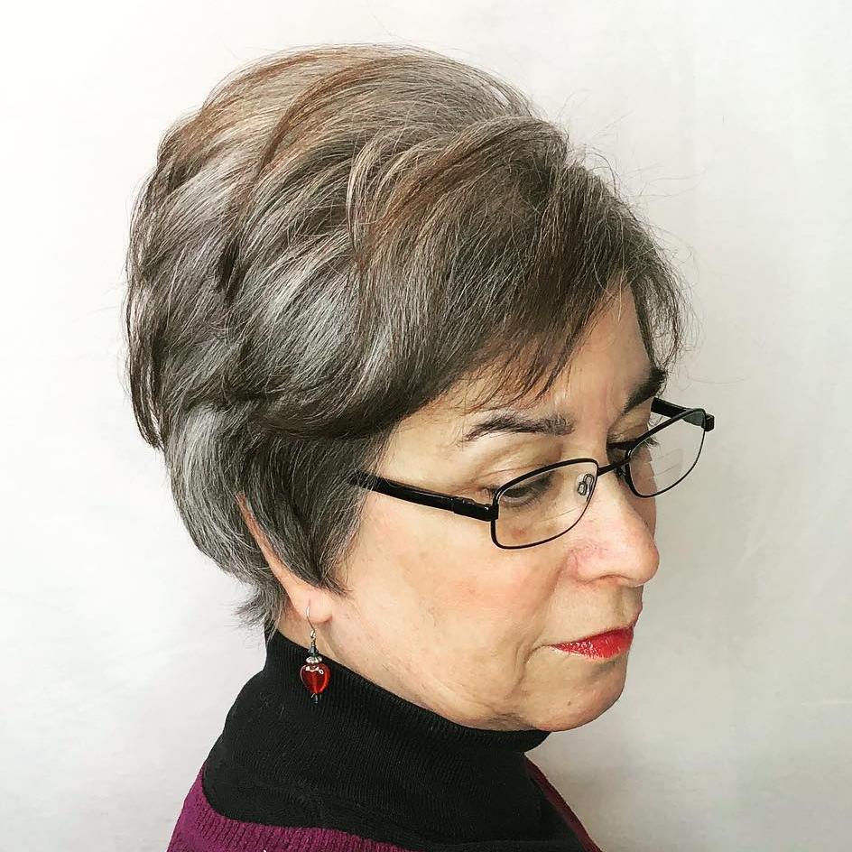 20 Best Hairstyles for Women over 50 with Glasses (500 x 500 Pixel)