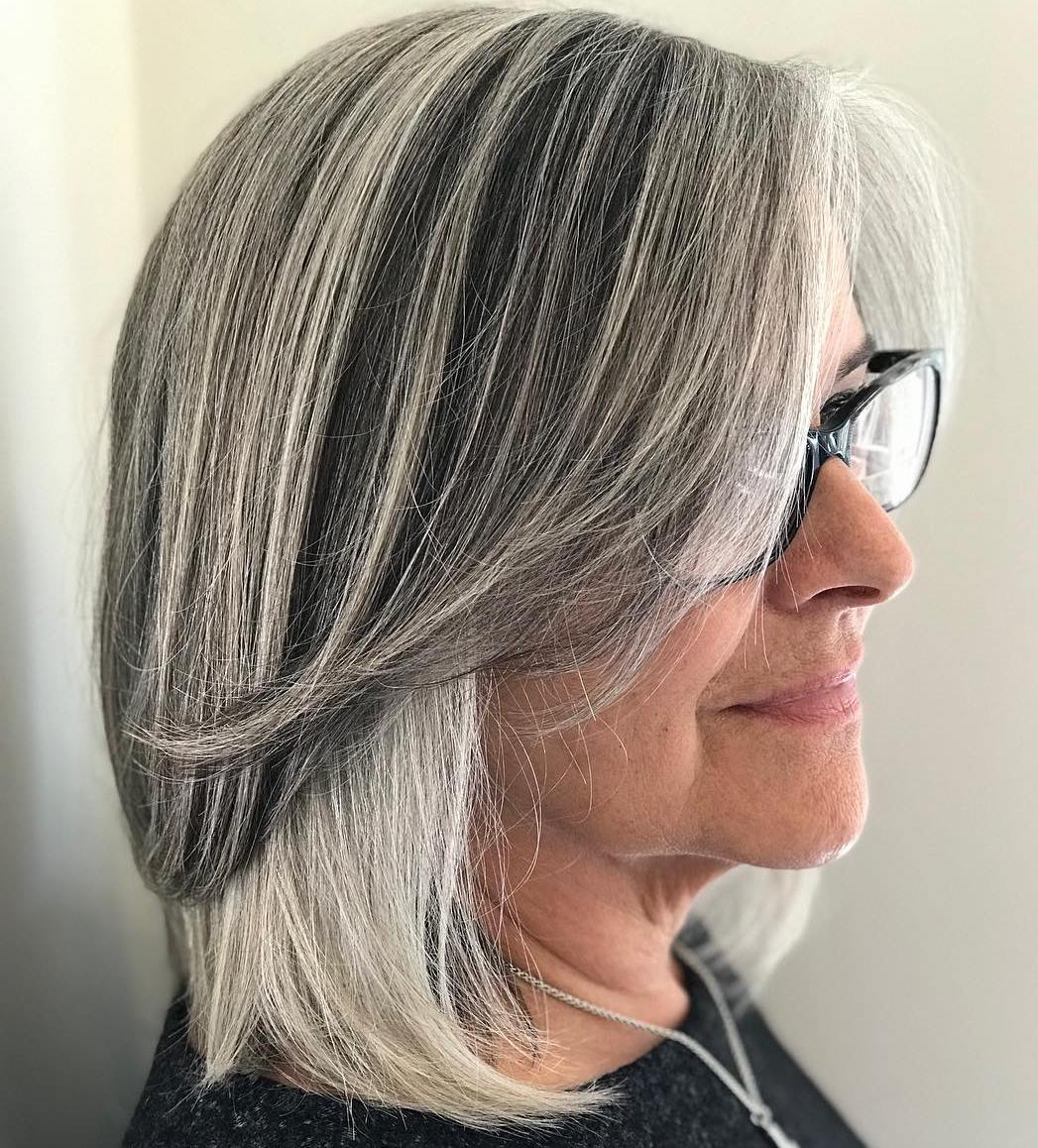 20 Best Hairstyles for Women over 50 with Glasses (500 x 553 Pixel)