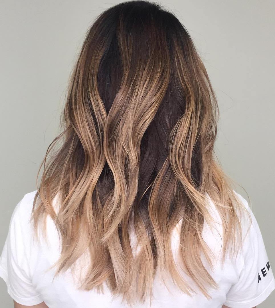 3 Long Layered Ombre Style With Chunky Highlights 