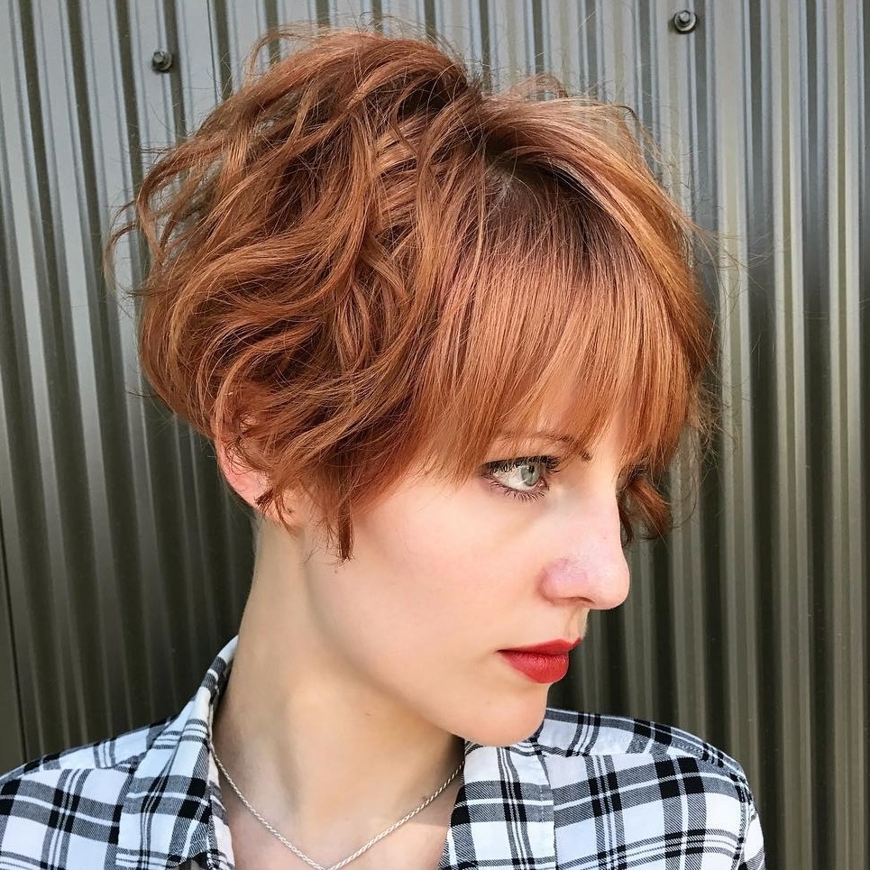 Best Short Wavy Hair With Bangs Ideas For 2021 