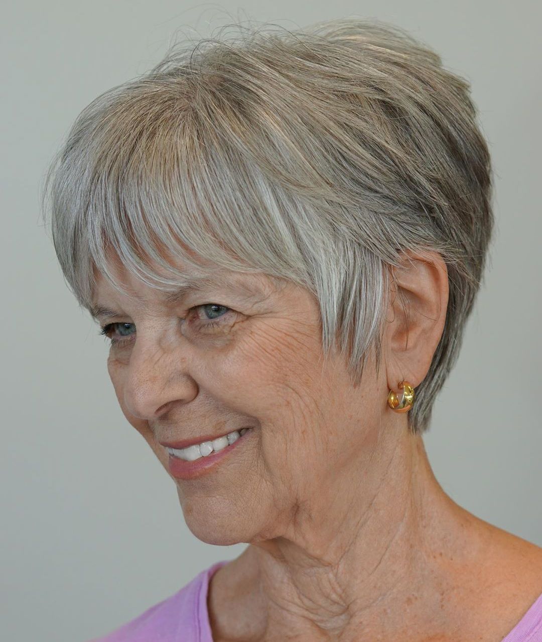 52+ Short Haircuts For Ladies Over 60 With Fine Hair (500 x 592 Pixel)