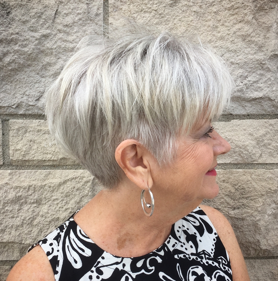 50 Best Short Hairstyles and Haircuts for Women over 60 (500 x 504 Pixel)