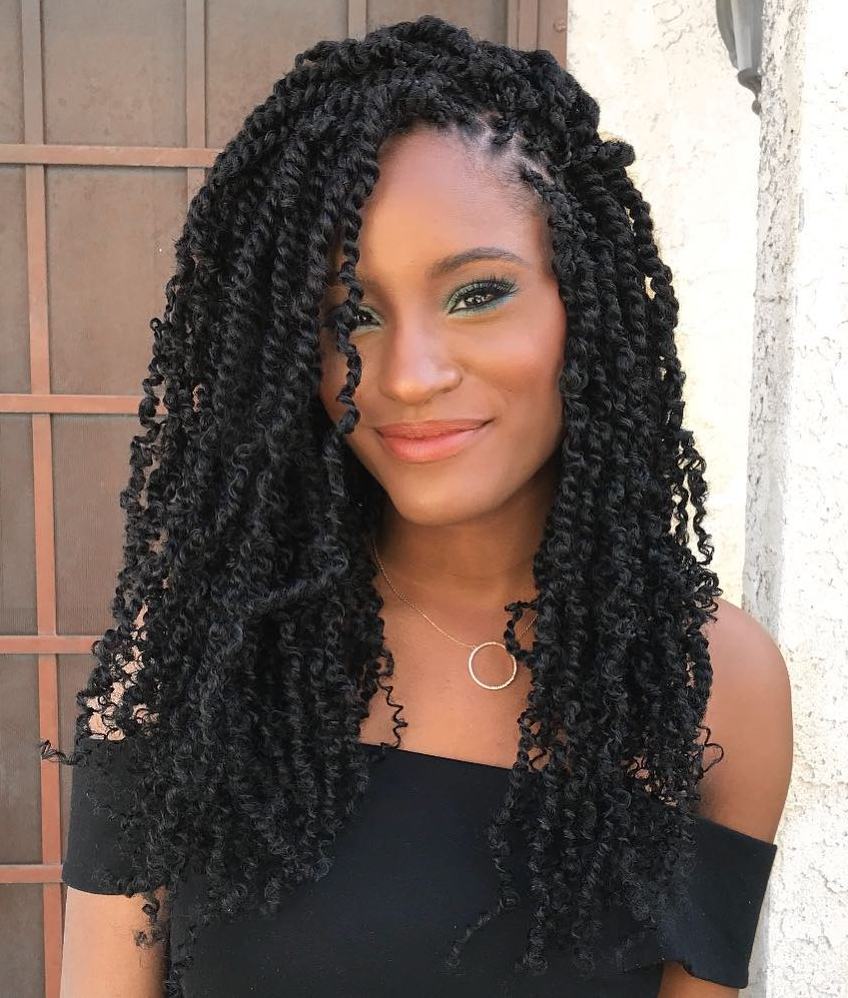 20 Super-Flattering Braids for Curly Hair of Different Types