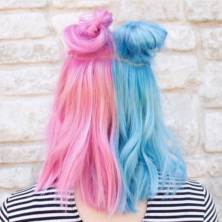 7 Split Hair Color Ideas To Rock Half And Half Hair In 21