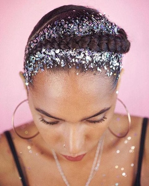 20 Hair Glitter Ideas to Steal the Spotlight of Any Party