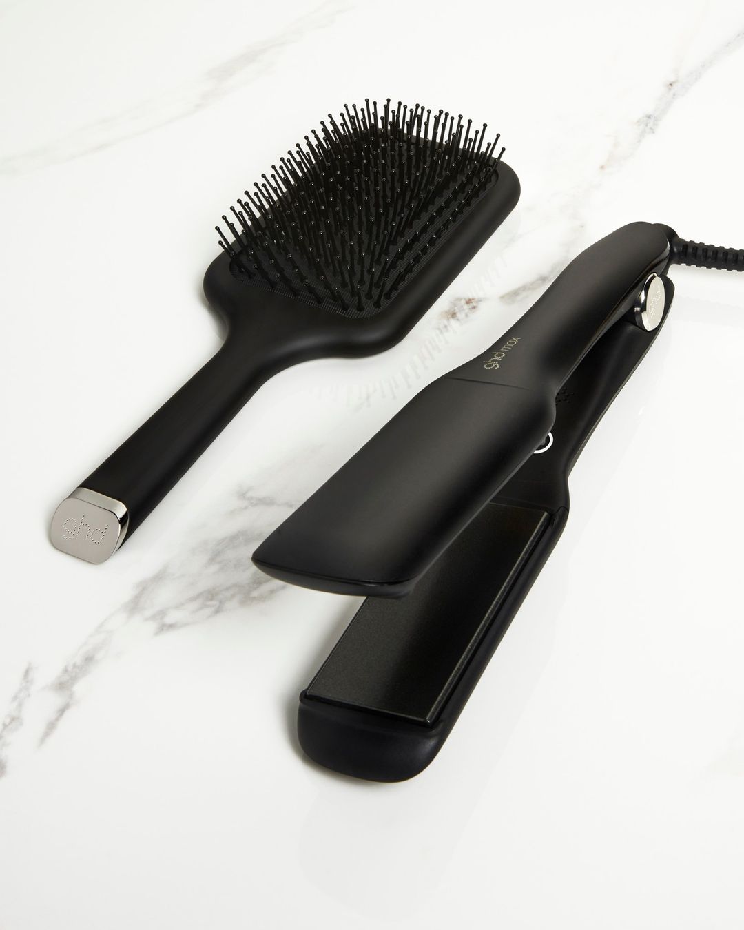 Flat iron brush for natural clearance hair