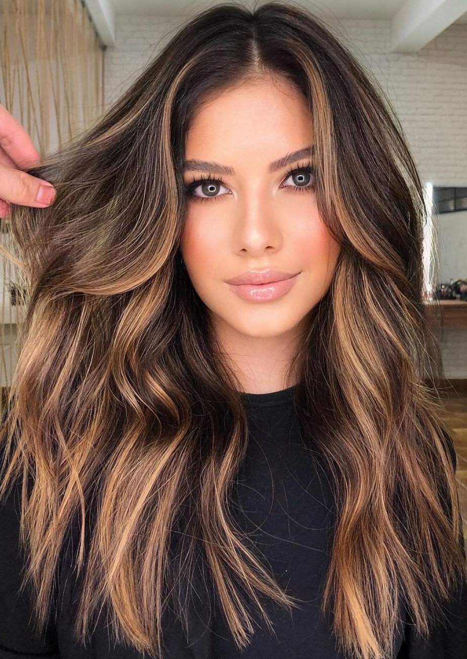 30 Black Hair with Highlights Ideas to Juice Up Your Look
