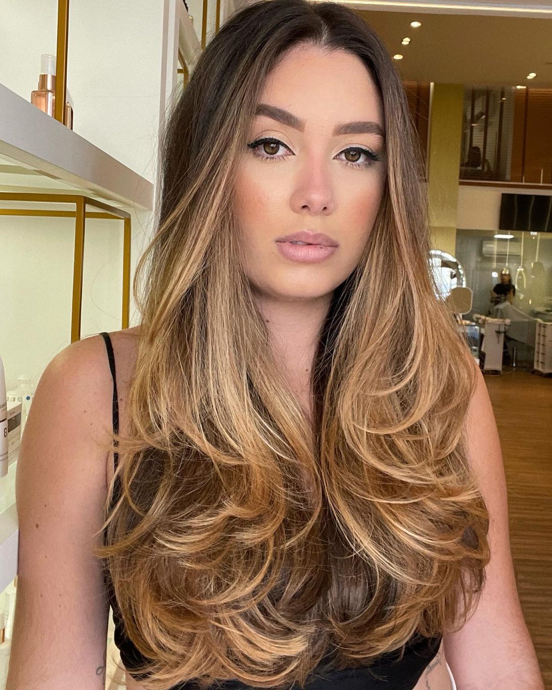 30 Charming Long Layers for Straight Hair