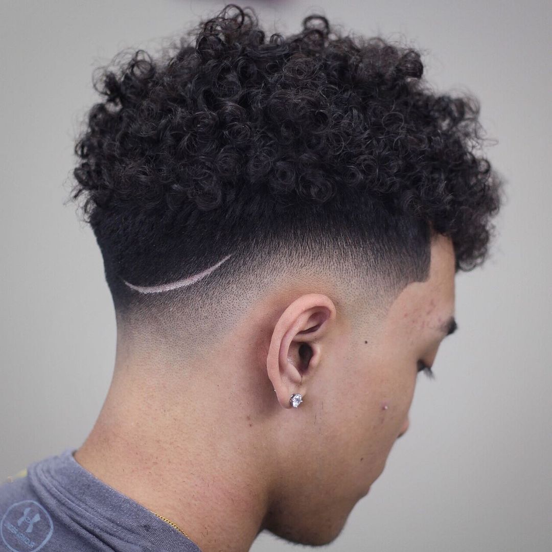 40 Ultra Cool Ideas of Taper Fade for Curly Hair