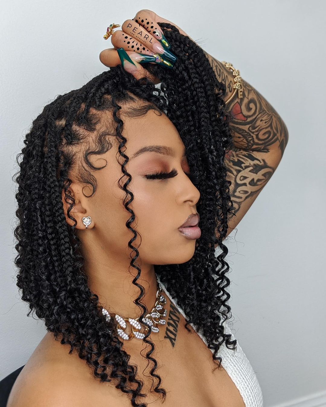 30 Awesome Examples of Braids with Curls for 2025