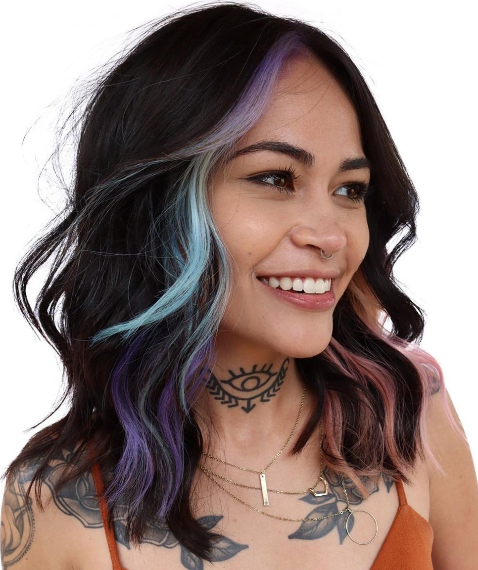 25 Splendid Ideas of Color Blocking Hair