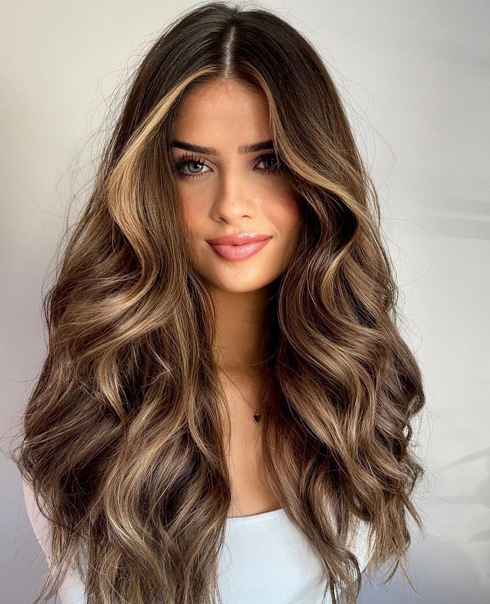 20 Chic Black Hair with Caramel Highlights Ideas