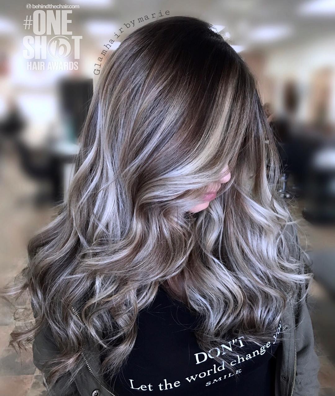 Grey deals blonde highlights