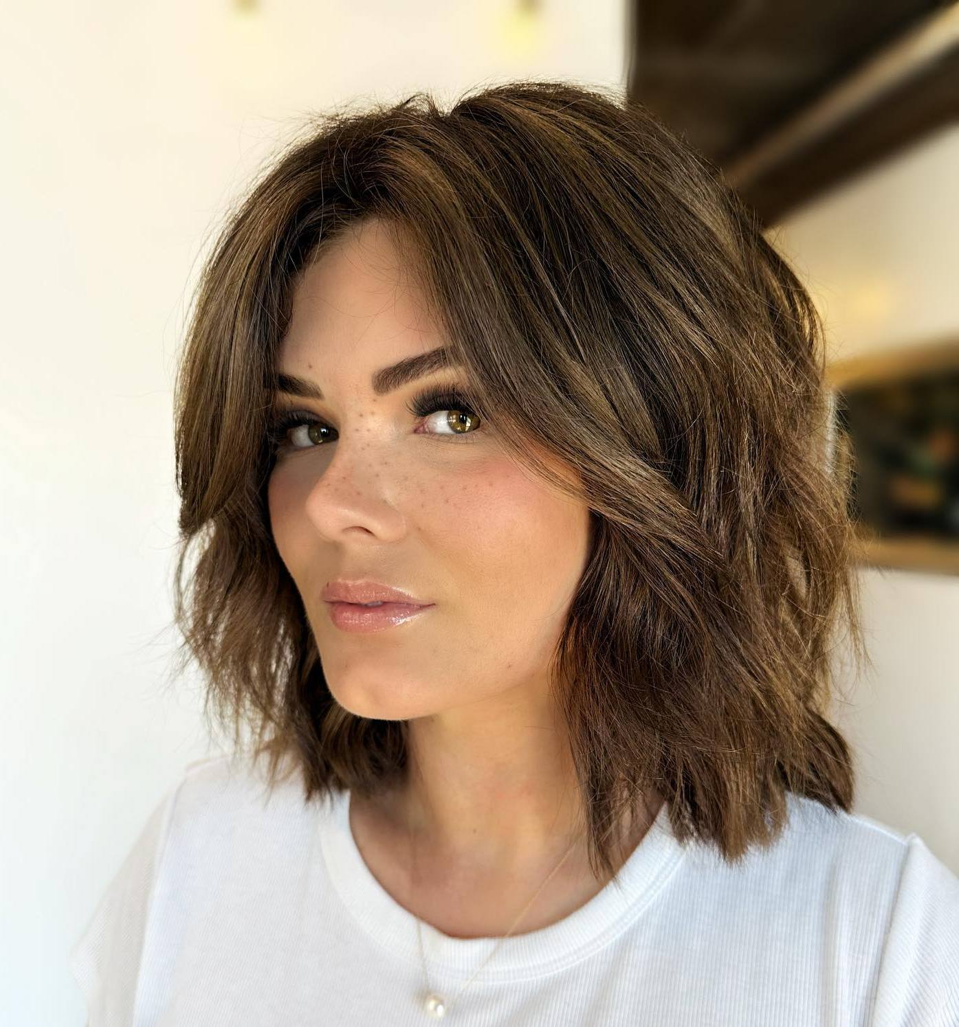 25 Fresh Ideas of Choppy Layered Bob for Thick Hair
