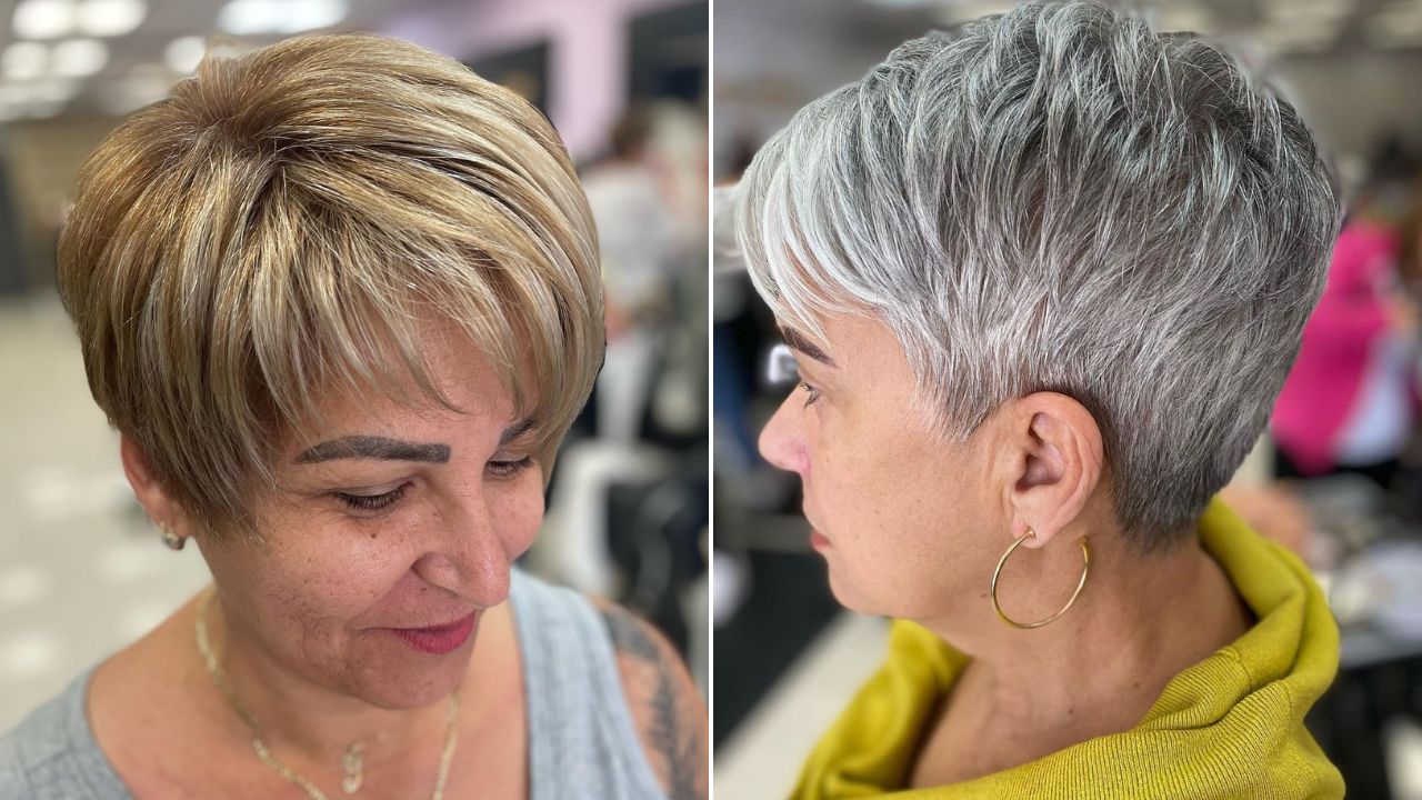 Luxe Pixie Short Hairstyles for Mature Ladies