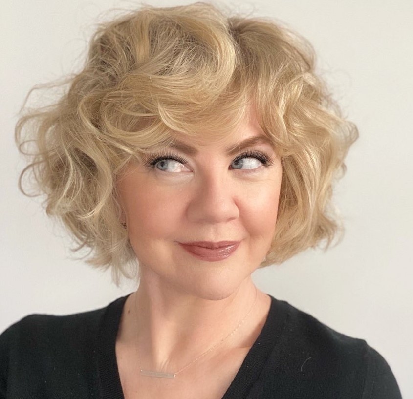 20 Stylish Hairstyles for Women Over 50 with Bangs