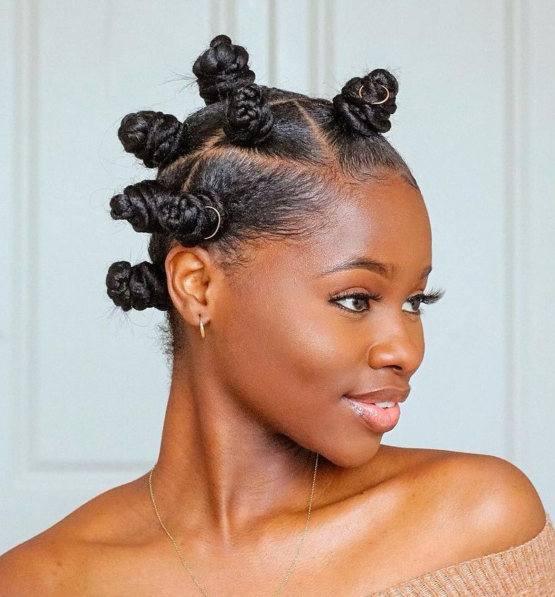 25 Terrific Photos of Bantu Knots Hairstyle for Your Inspiration