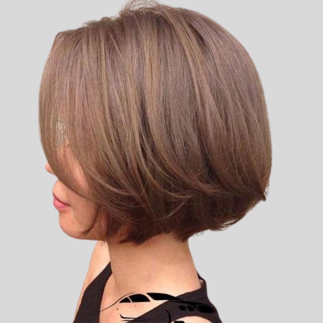 Messy Short Layered Bob