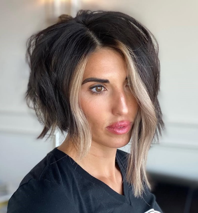 Asymmetrical Bob Haircut