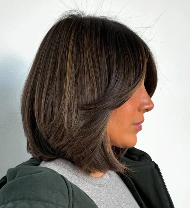 Layered Bob for Thick Hair