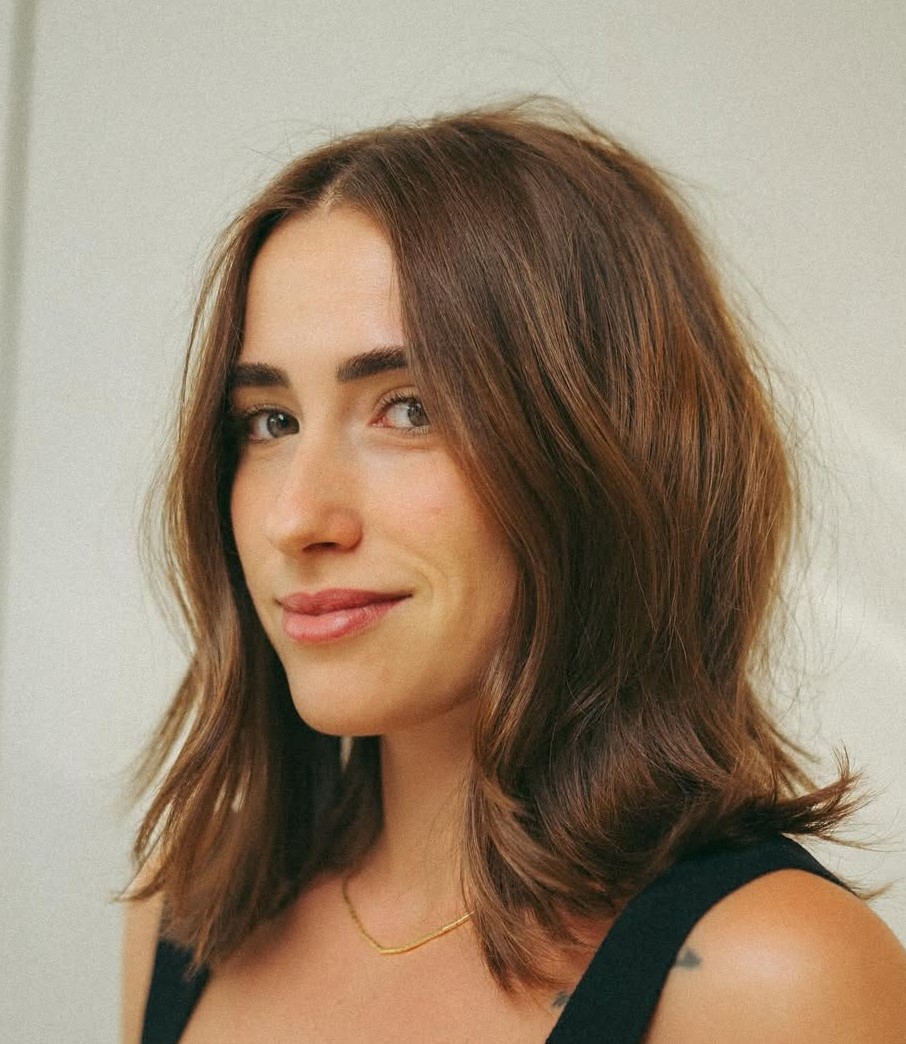 Low-Maintenance Layered Bob
