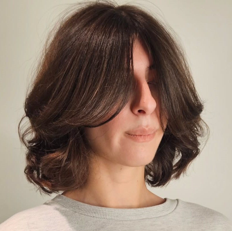 Layered Bob for Square Faces