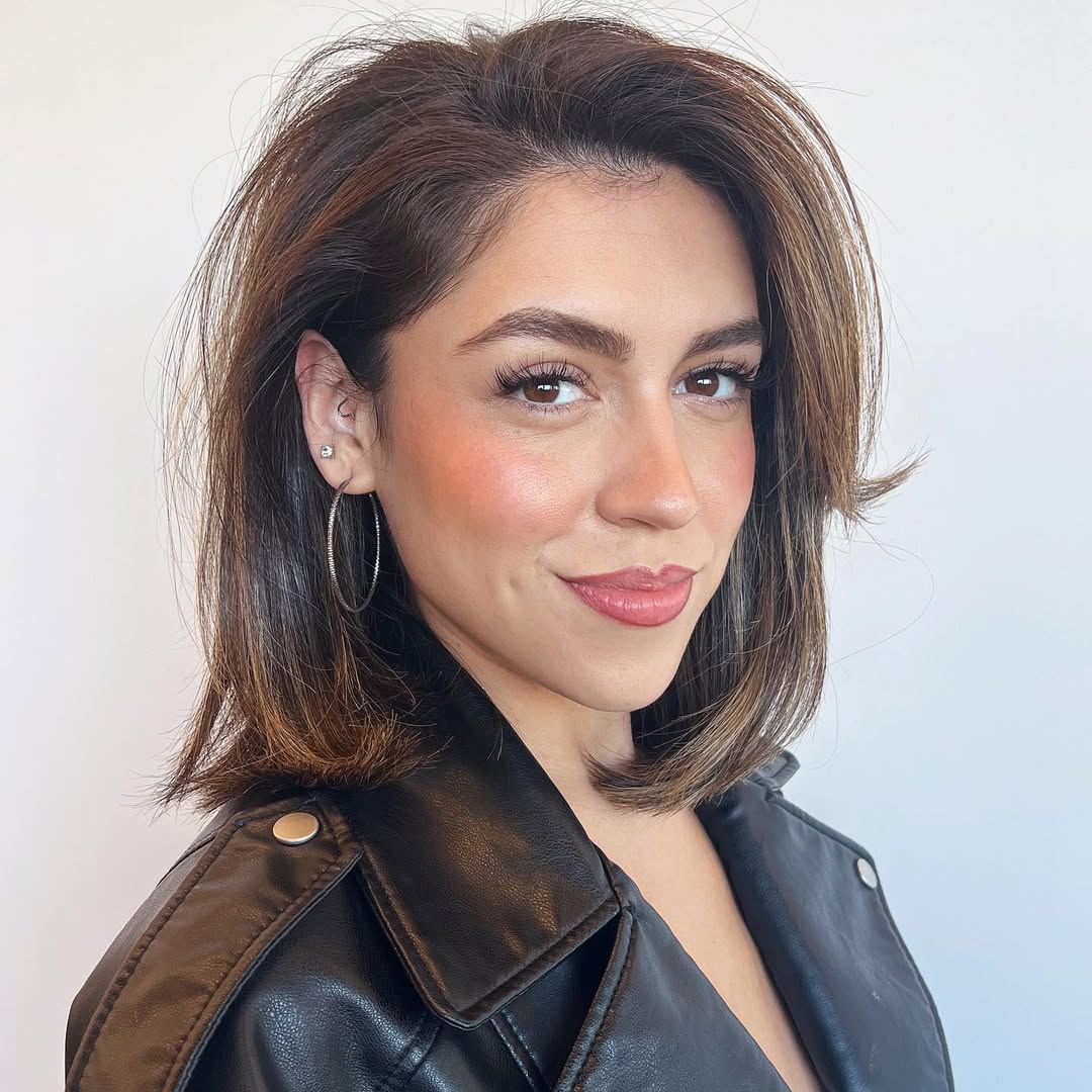 Wavy Bob for Diamond Faces