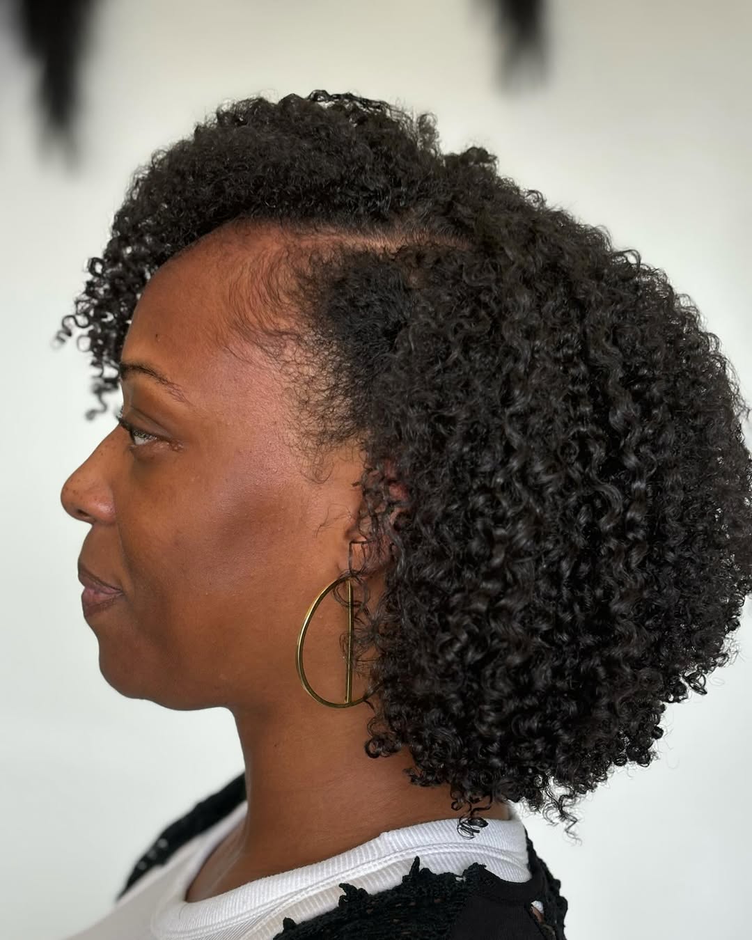 Short Layered Hairstyle for Natural Hair