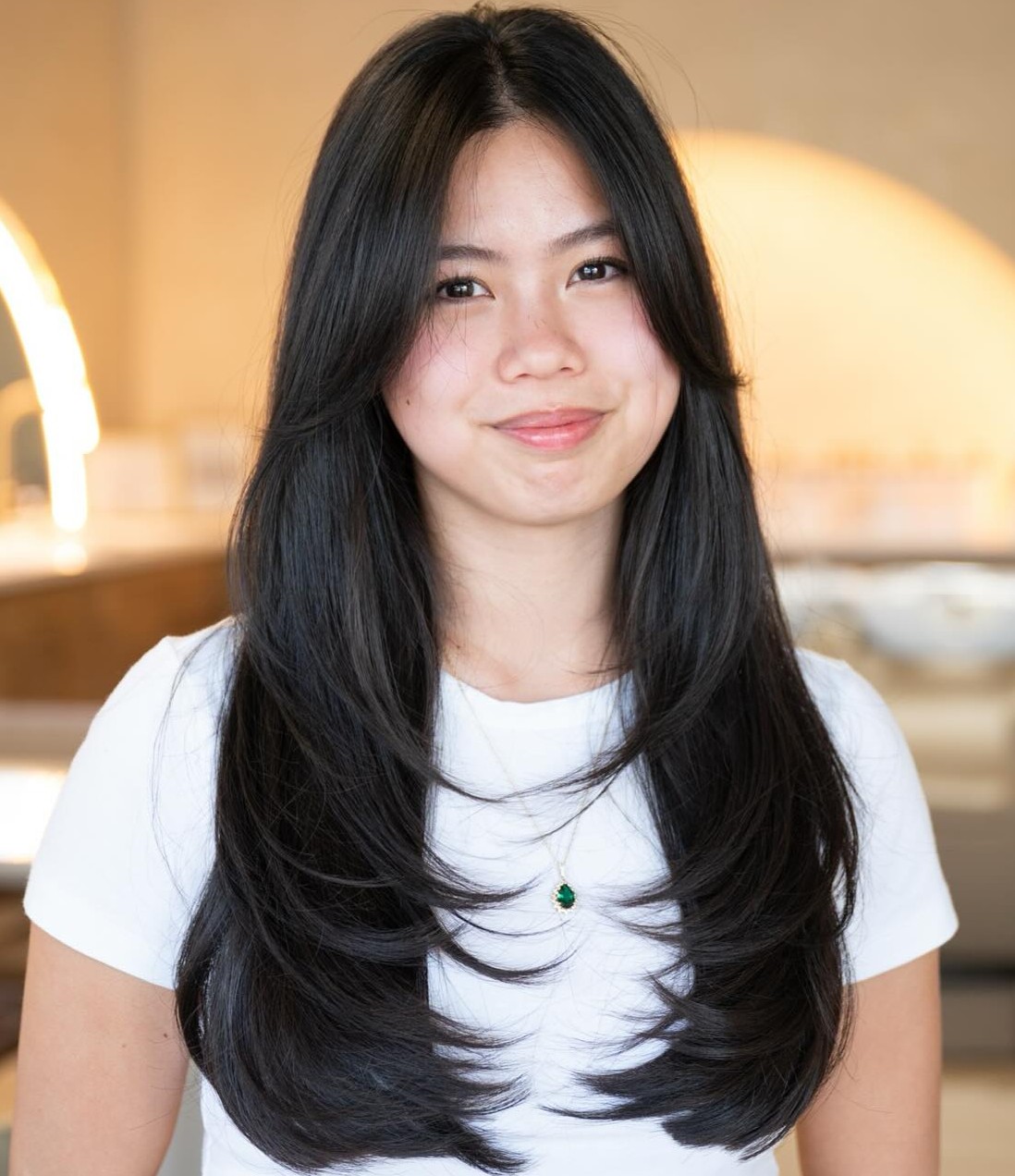 Effortless Soft Layers for Long Hair