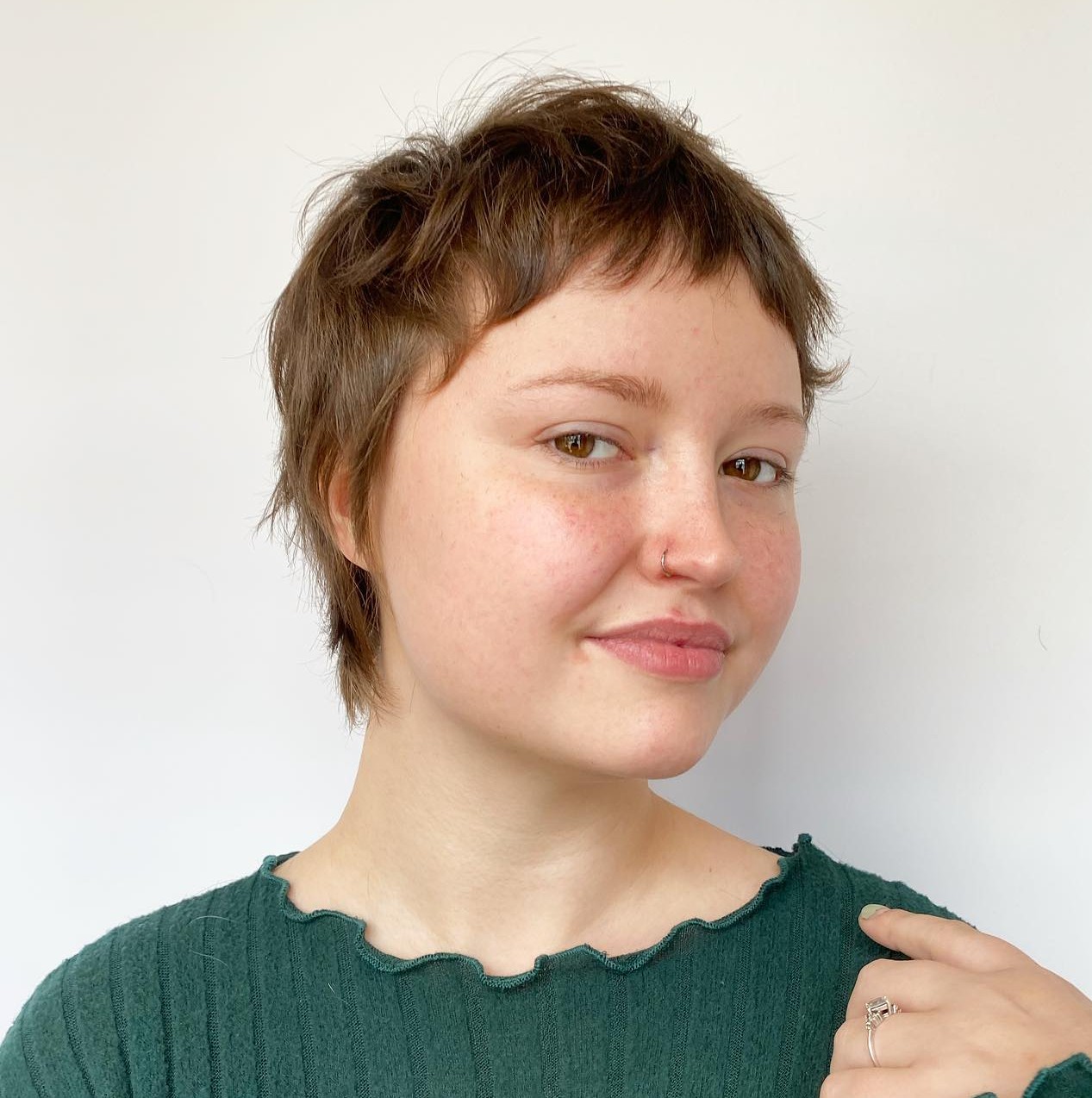 Tomboy Pixie for Round Faces