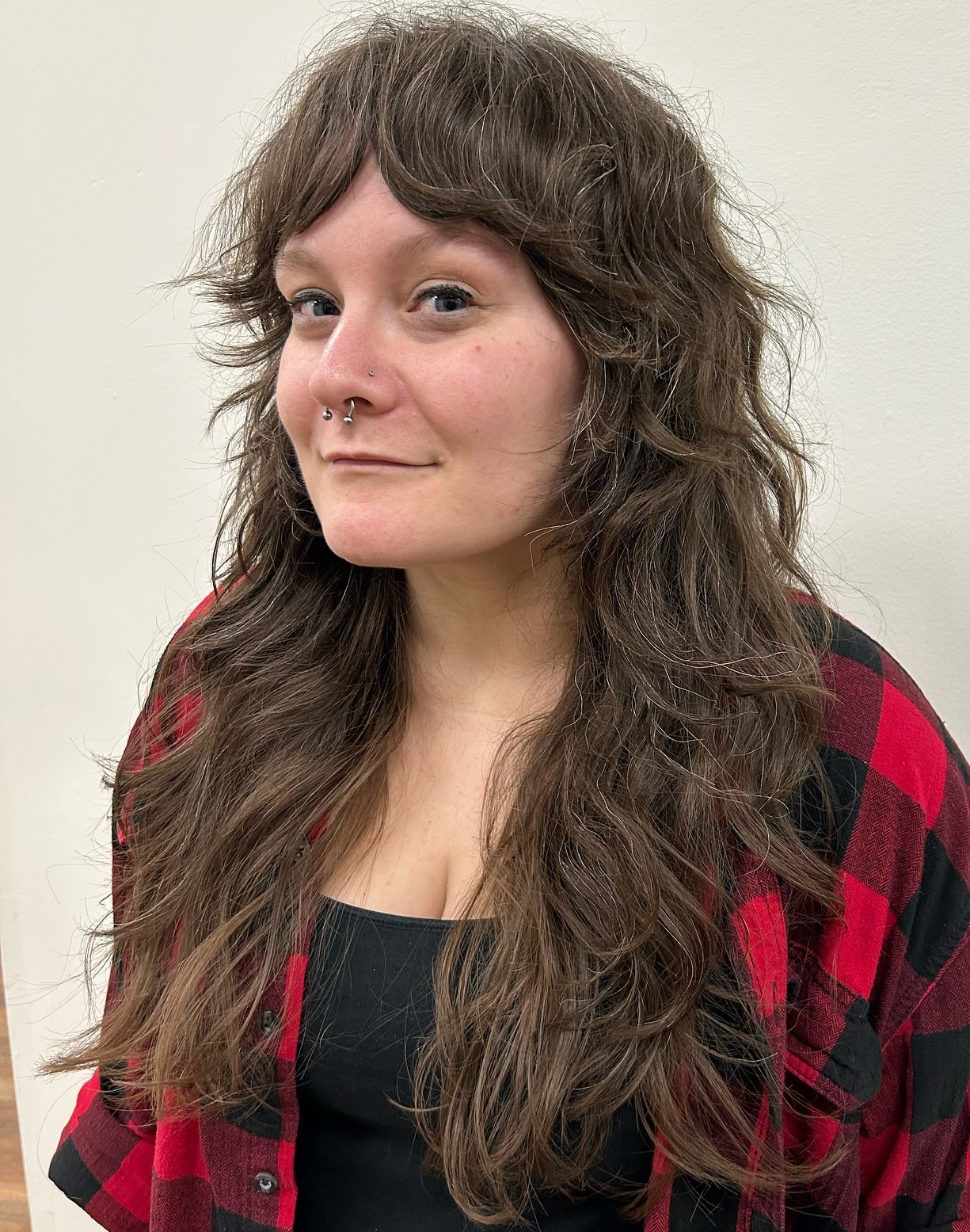 Long Shag for Thick Wavy Hair