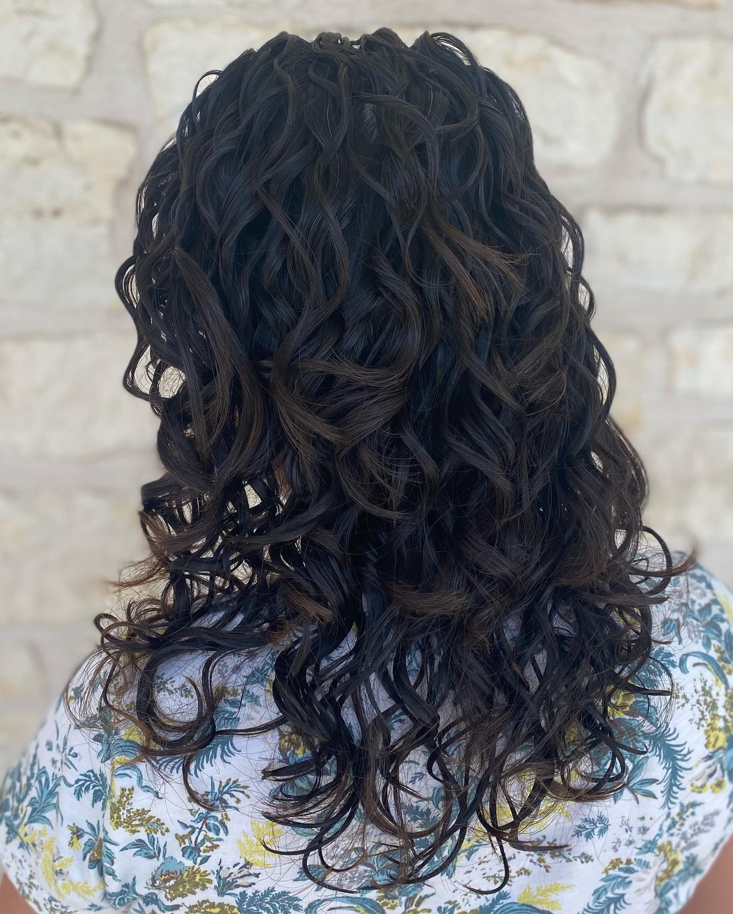 Big Curls Perm Hair