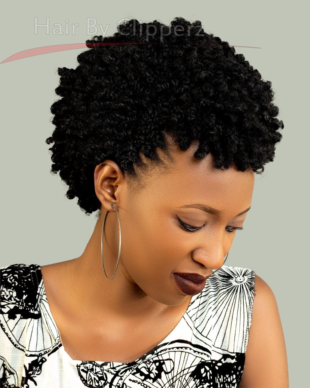 Neat Afro for Short Hair