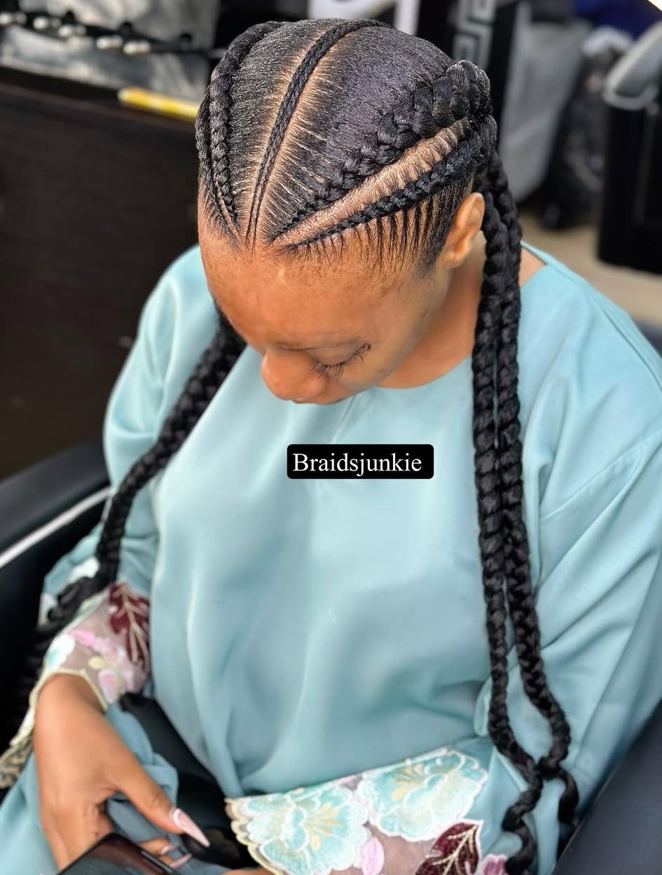 Jumbo Cornrow Braids for Women