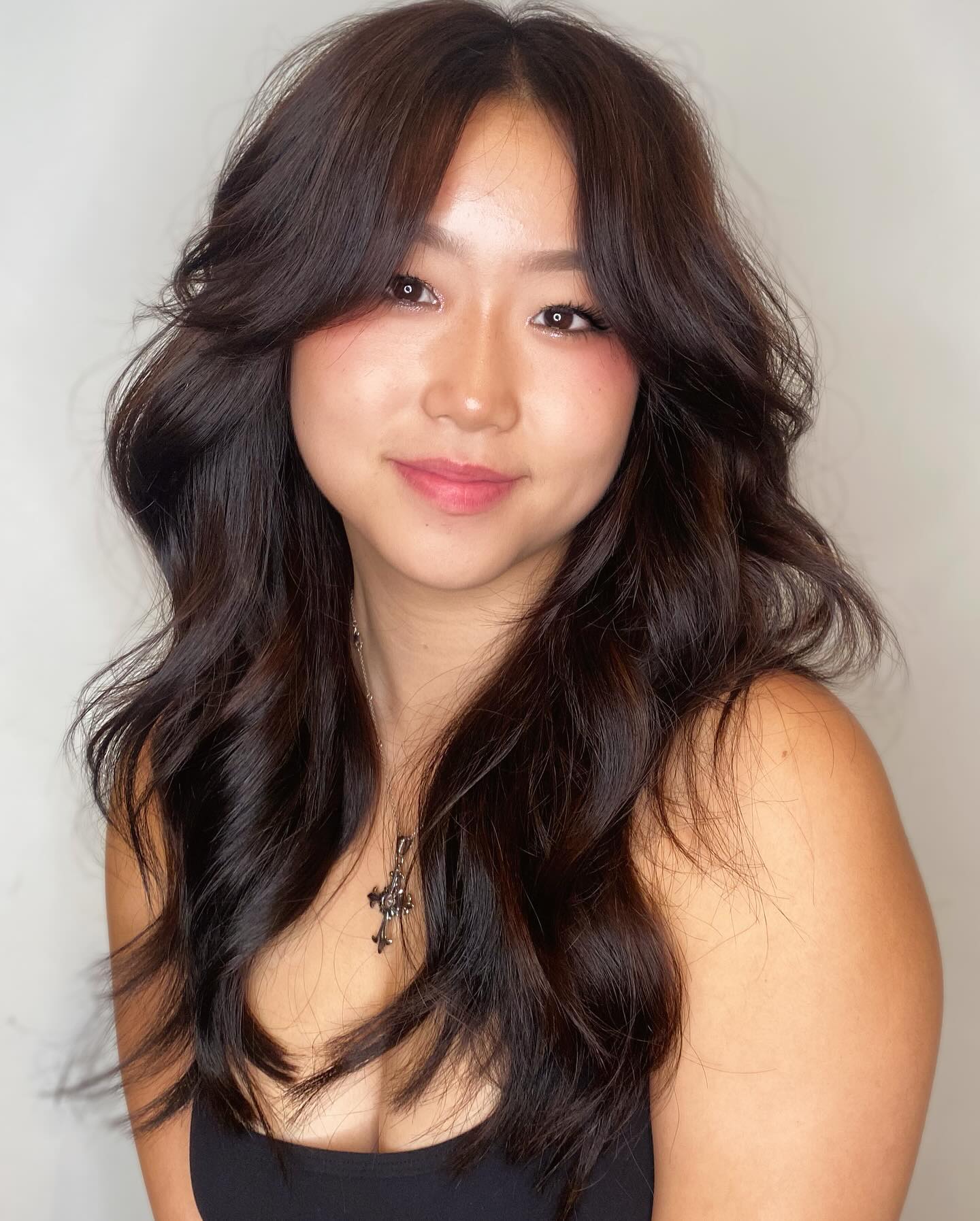 Long Layered Cut for Thick Heavy Hair