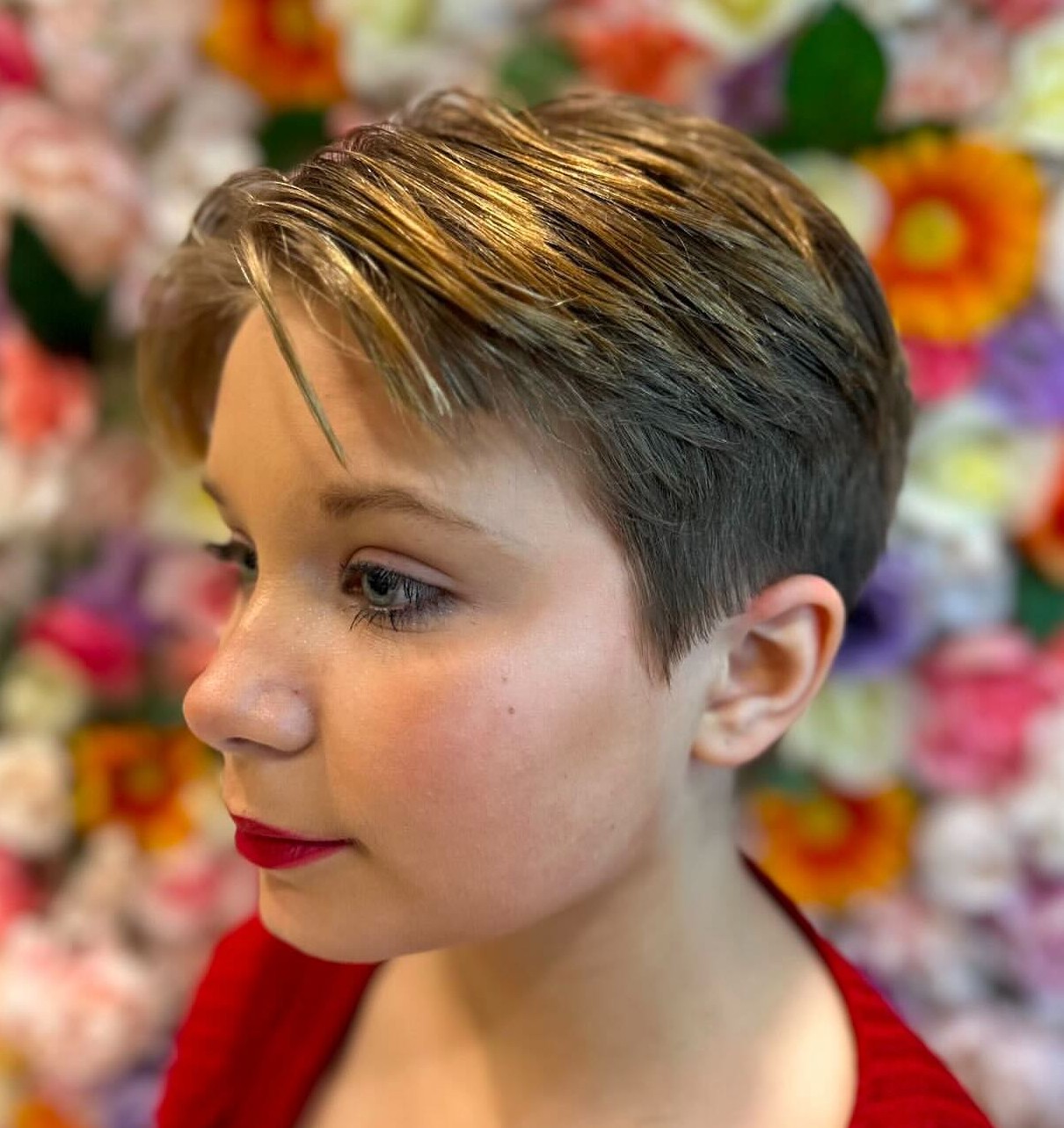 Pixie Hairstyle for a Chubby Face