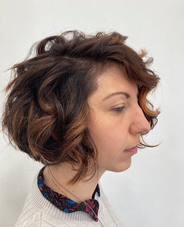 Vintage Curly Bob Hairstyle