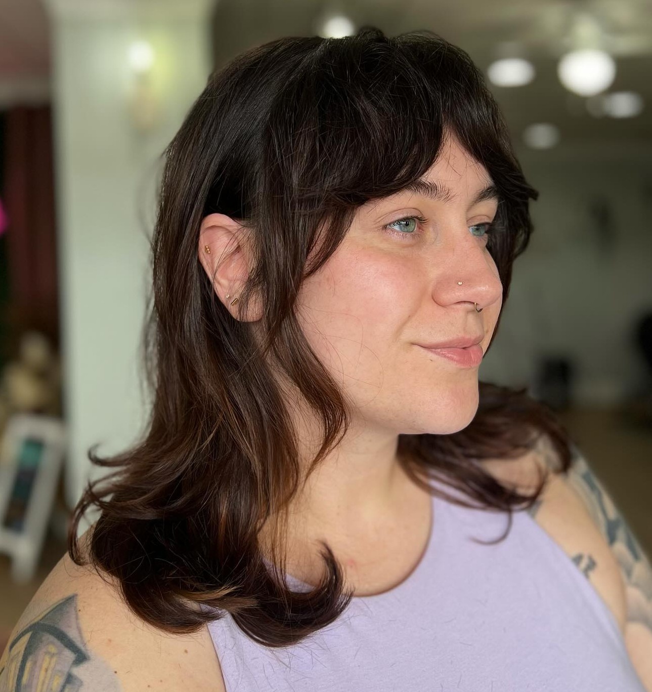 Face-Framing Medium Hairstyle