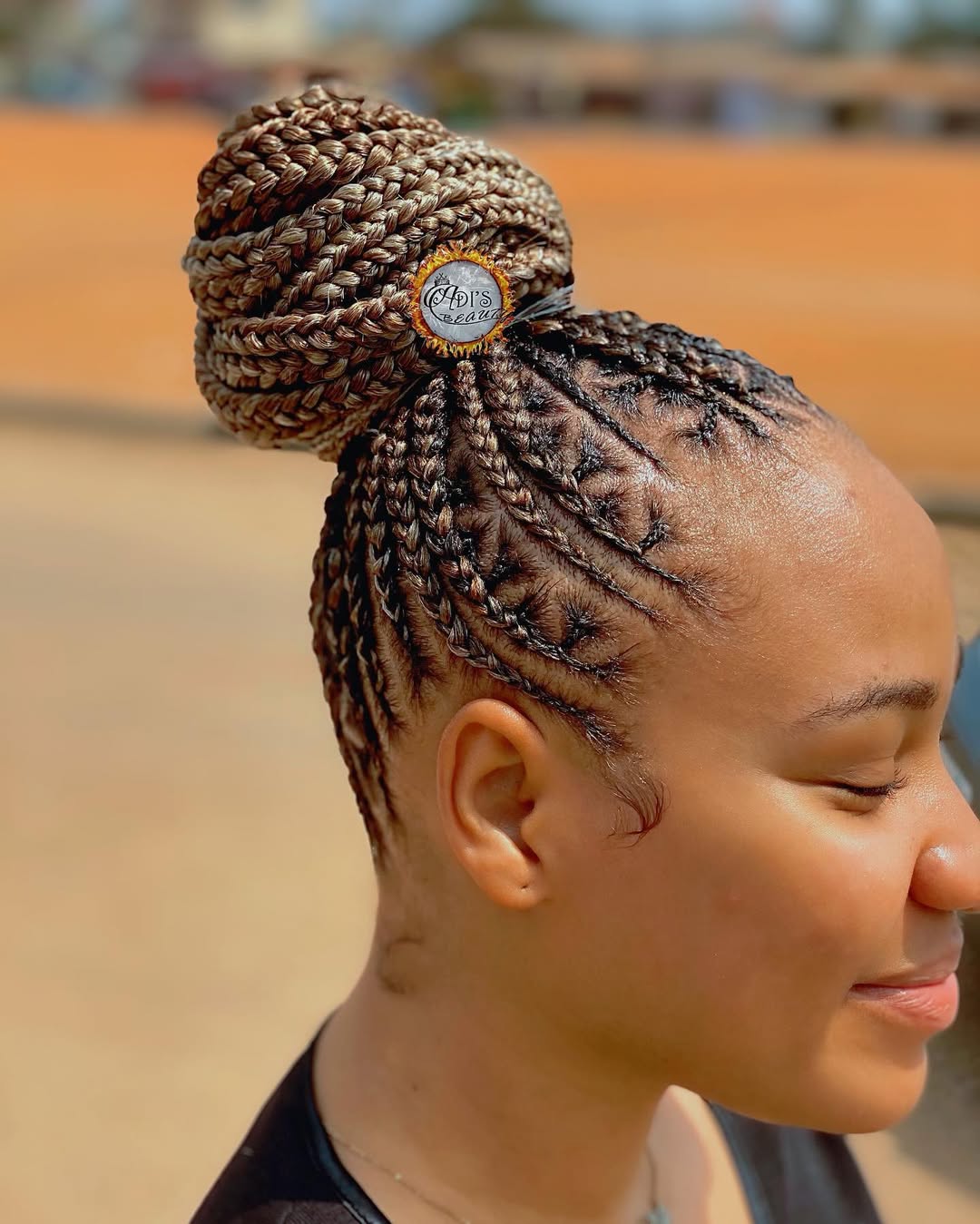 Geometric Knotless Cornrows