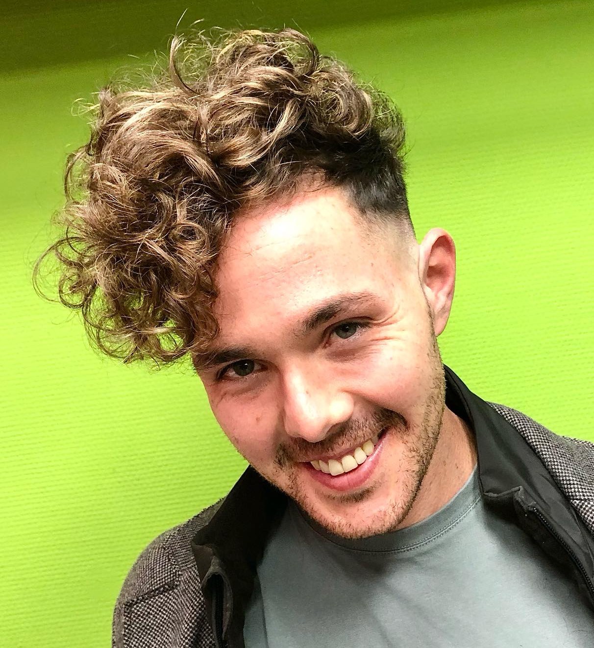 Long Top Shaved Sides Cut for Men