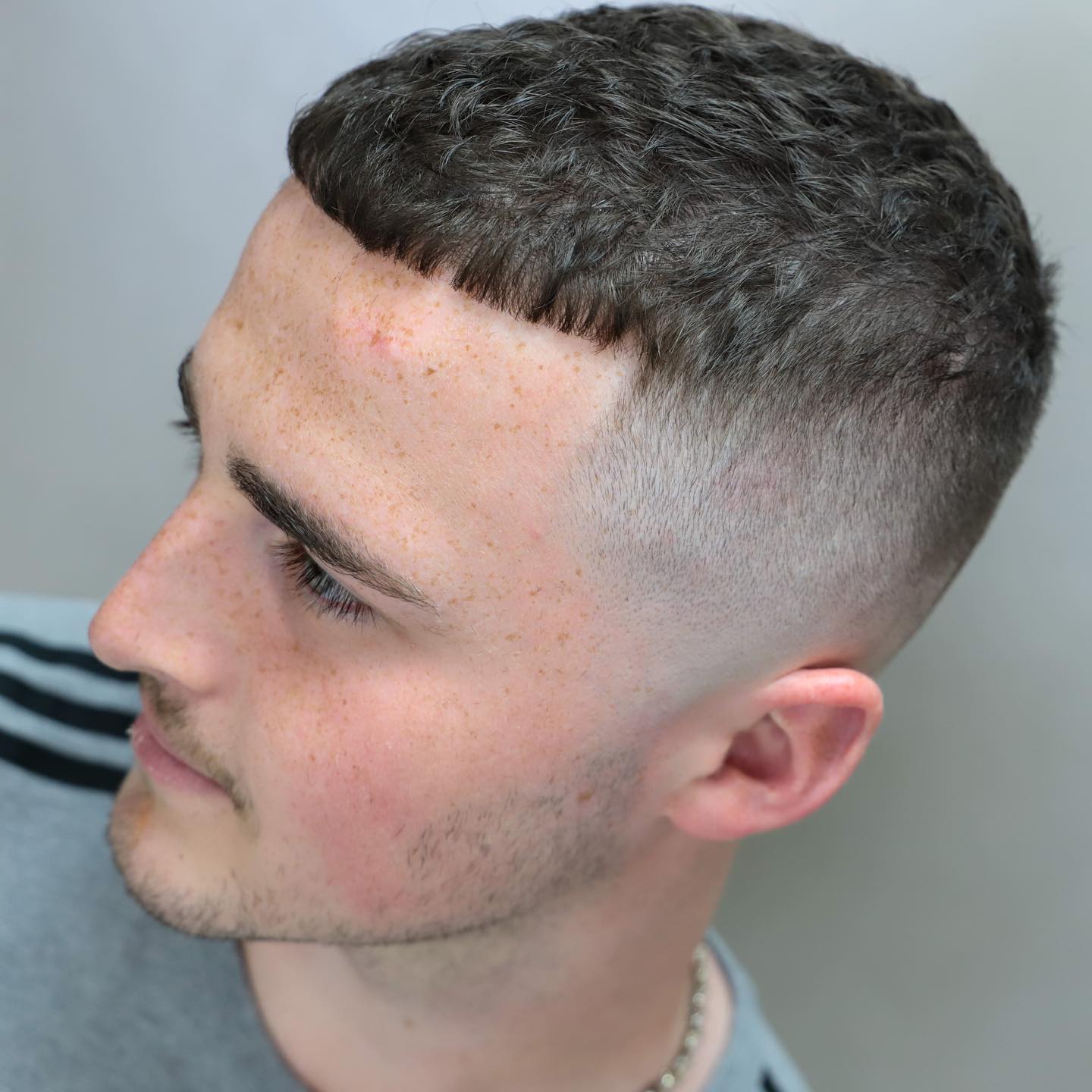 Male High Box Fade Haircut