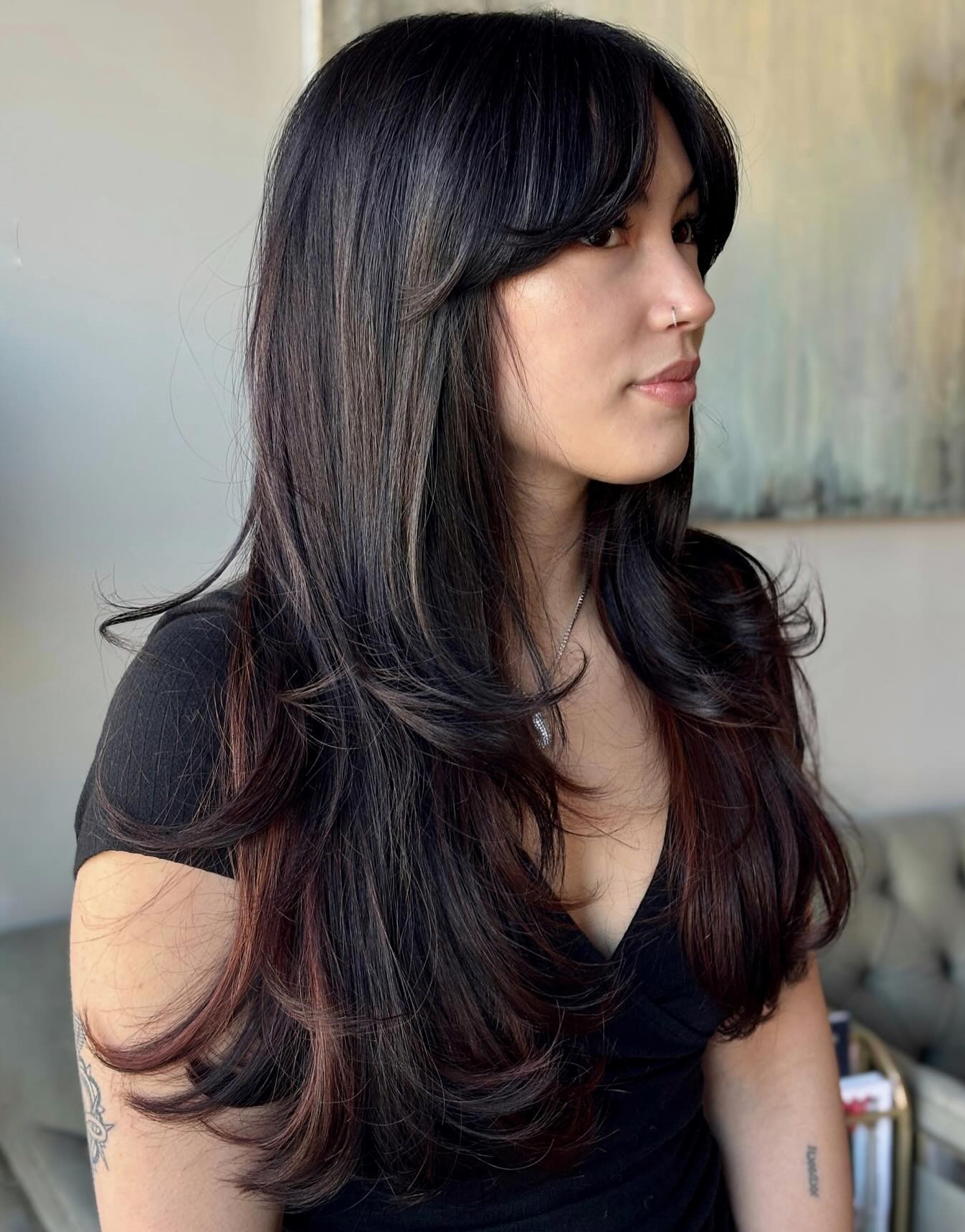 Low-Maintenance Long Layered Haircut