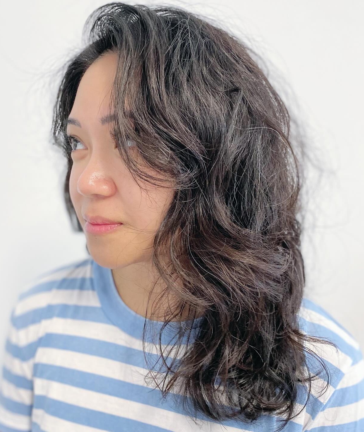Light Low Perm Curls