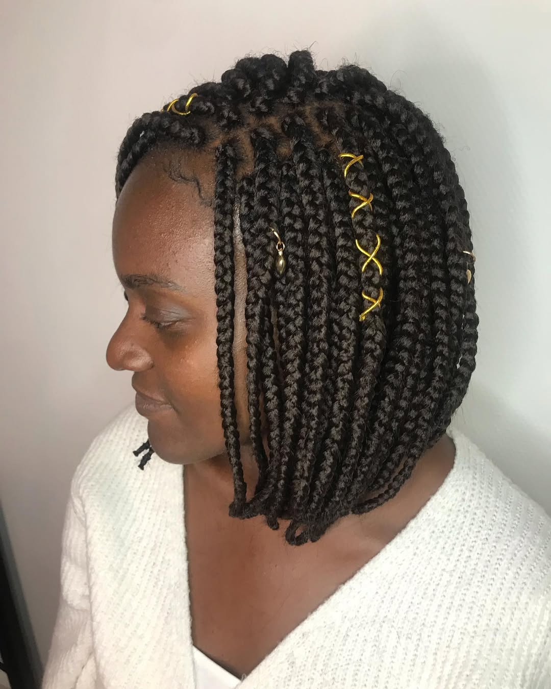 Protective Braid Bob Cut