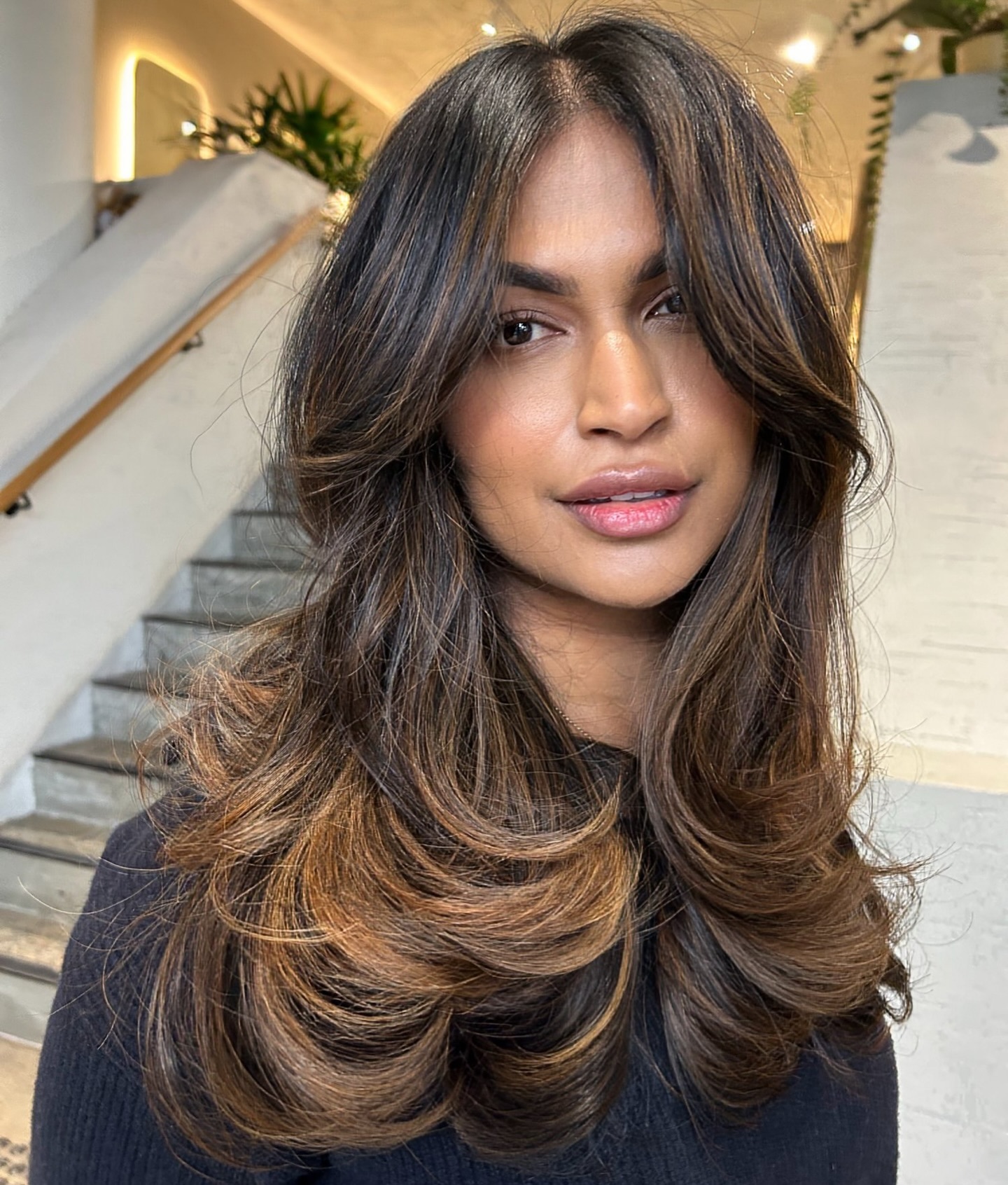 Long Layered Haircut for Thick Hair