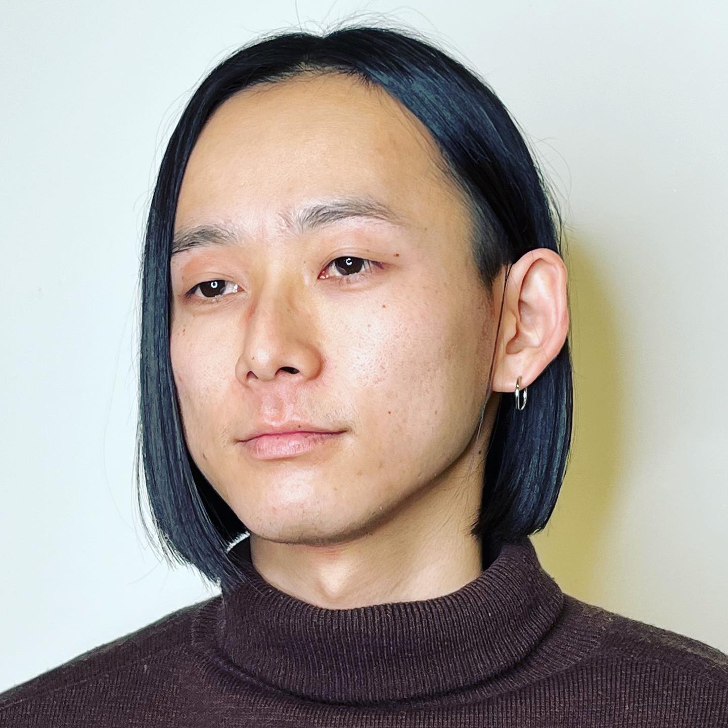 Long Straight Sleek Hairstyle for Men
