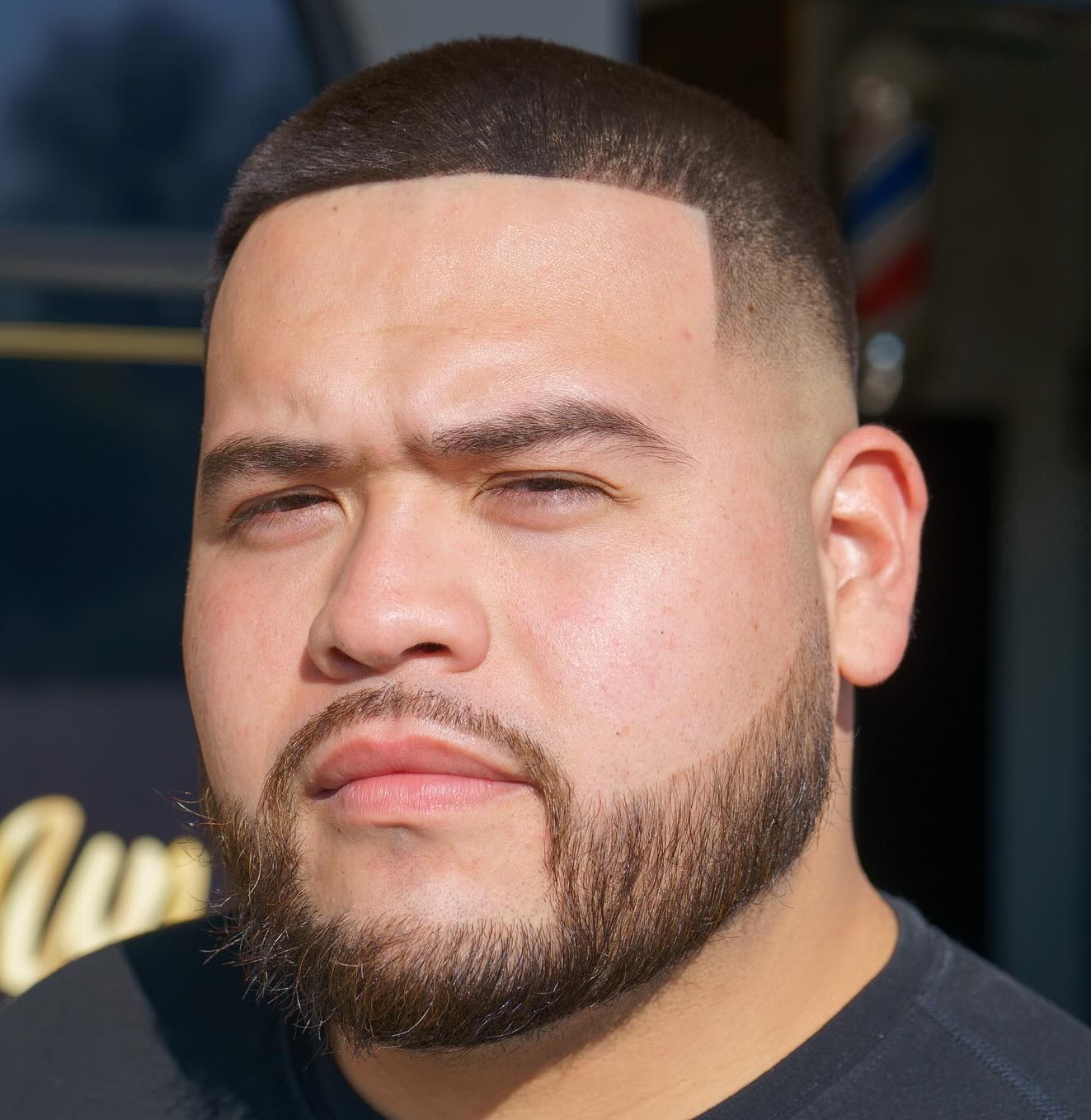 Sharp Skin Fade with Line Up
