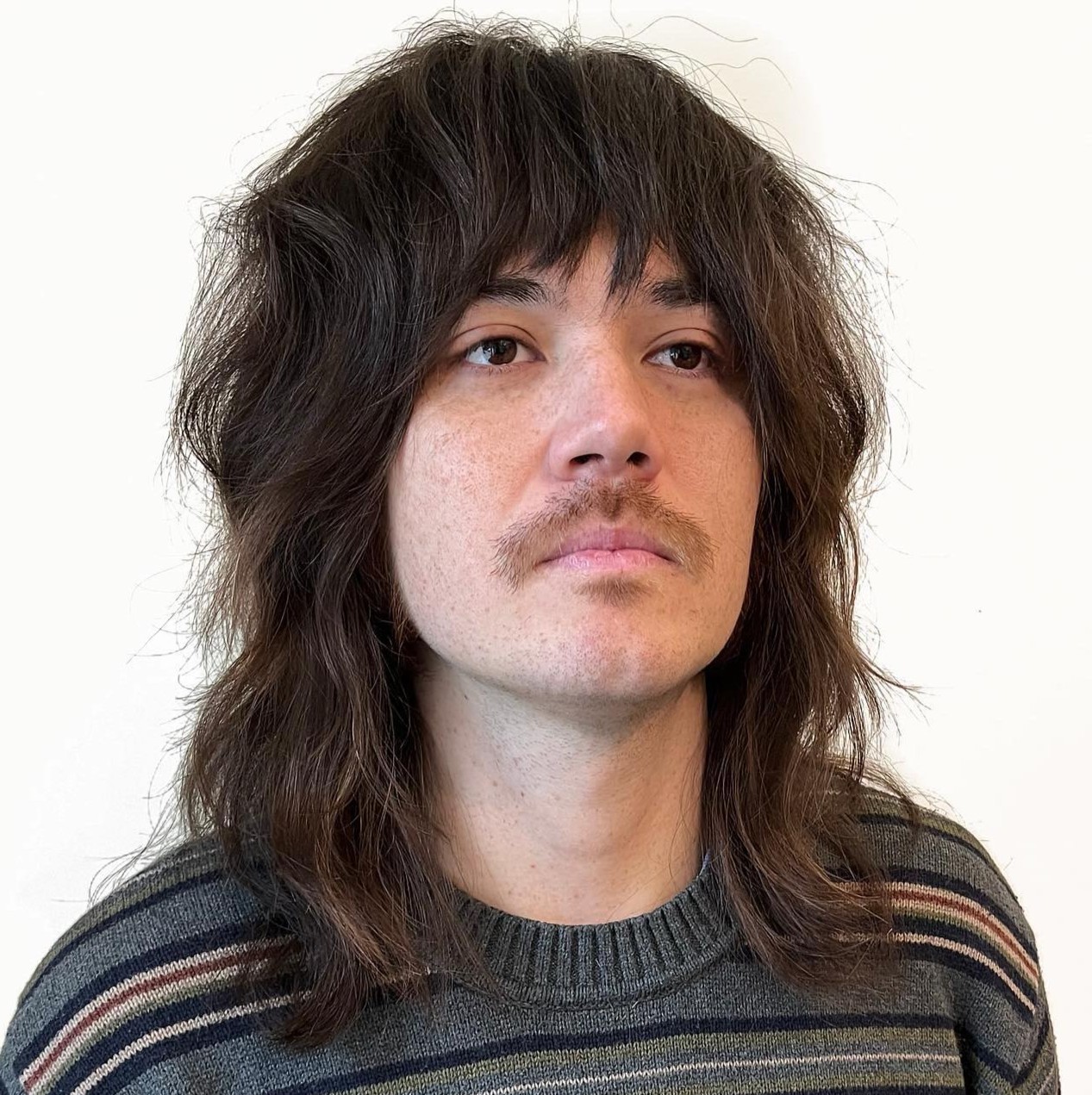 Mens Long Wavy Shag