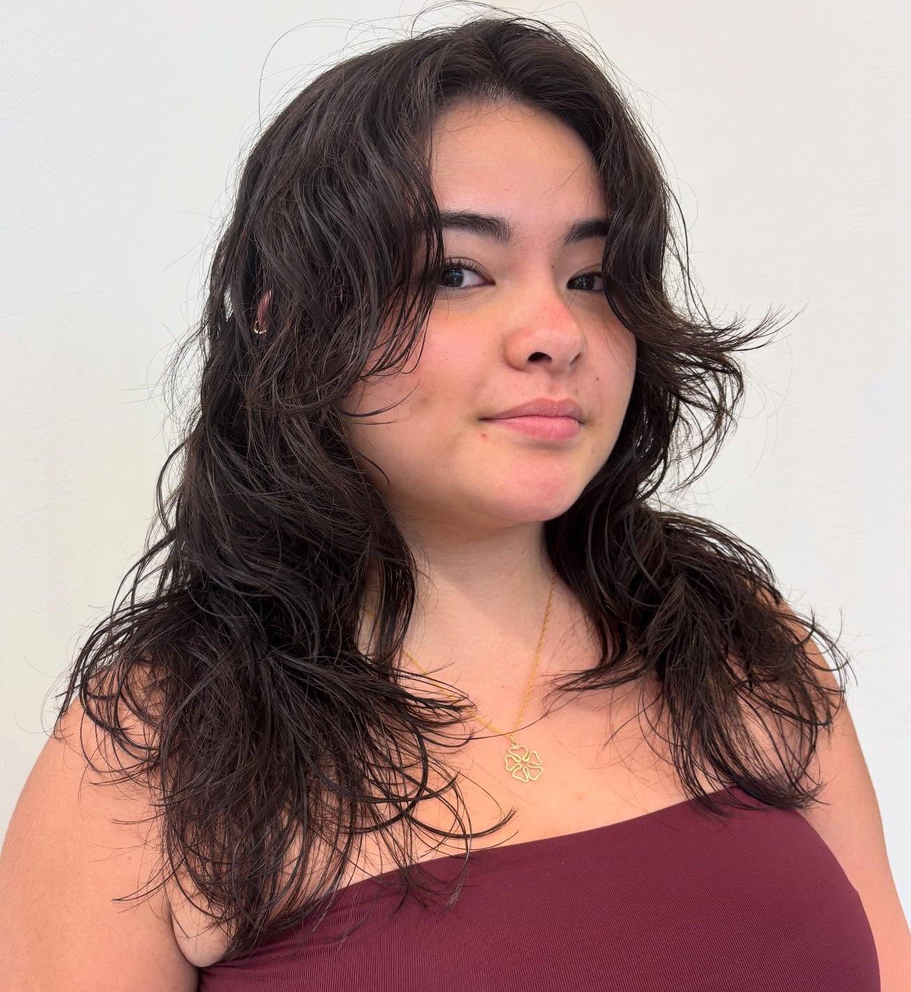 Face-Framing Perm Hairstyle
