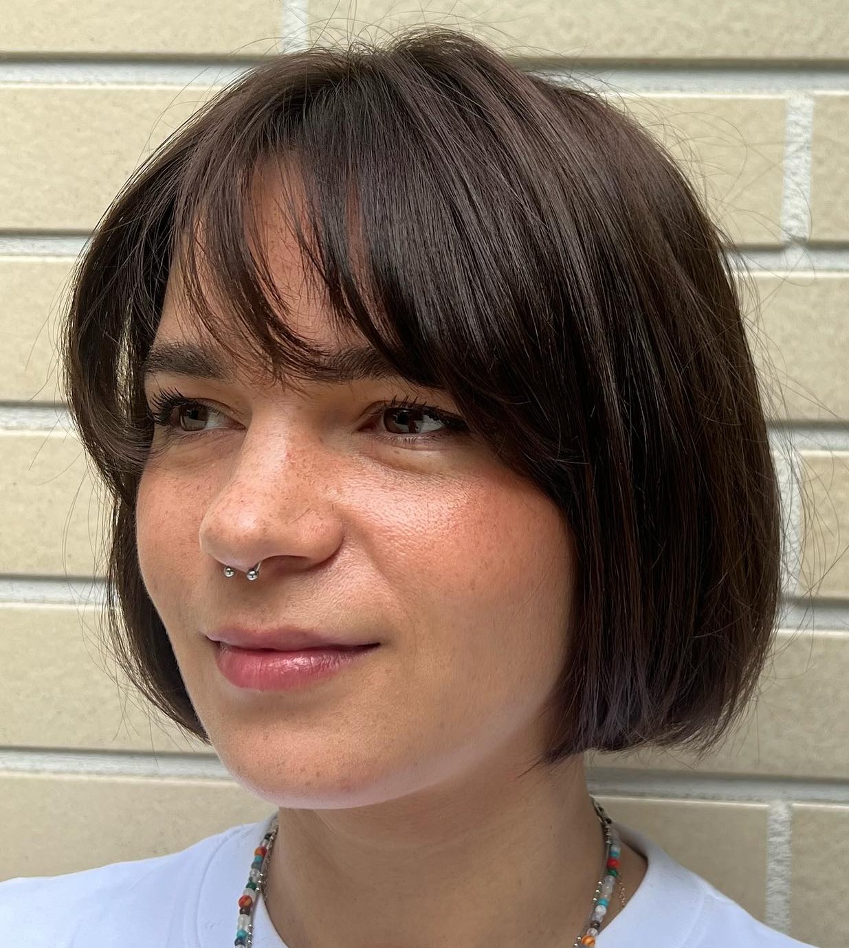 Wispy Fringe for Round Faces